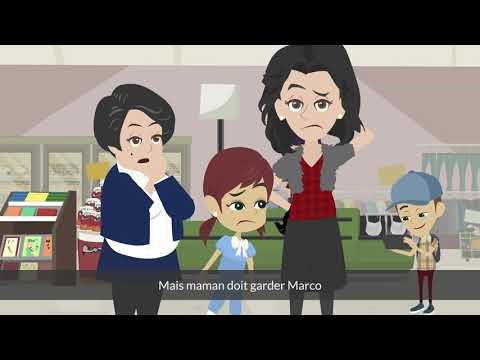  B1 Learn French with stories for beginners : Supermarché